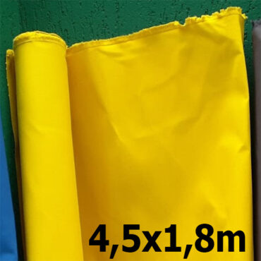Tecido Forte RipStop Amarelo Lona de Algodão 4,5 x 1,8 metros Impermeável e Resistente